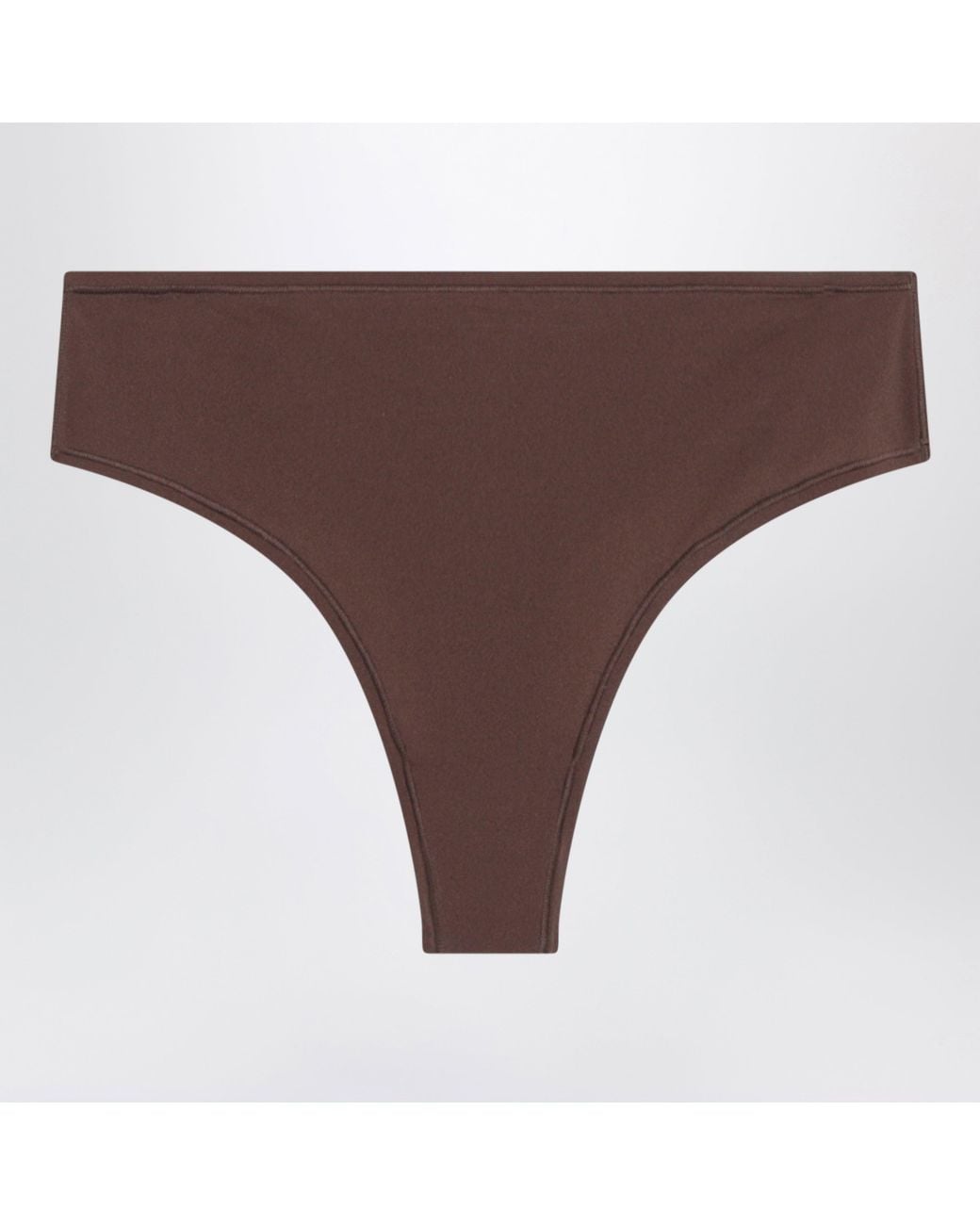 Skims Brown Cocoa Thong Mini