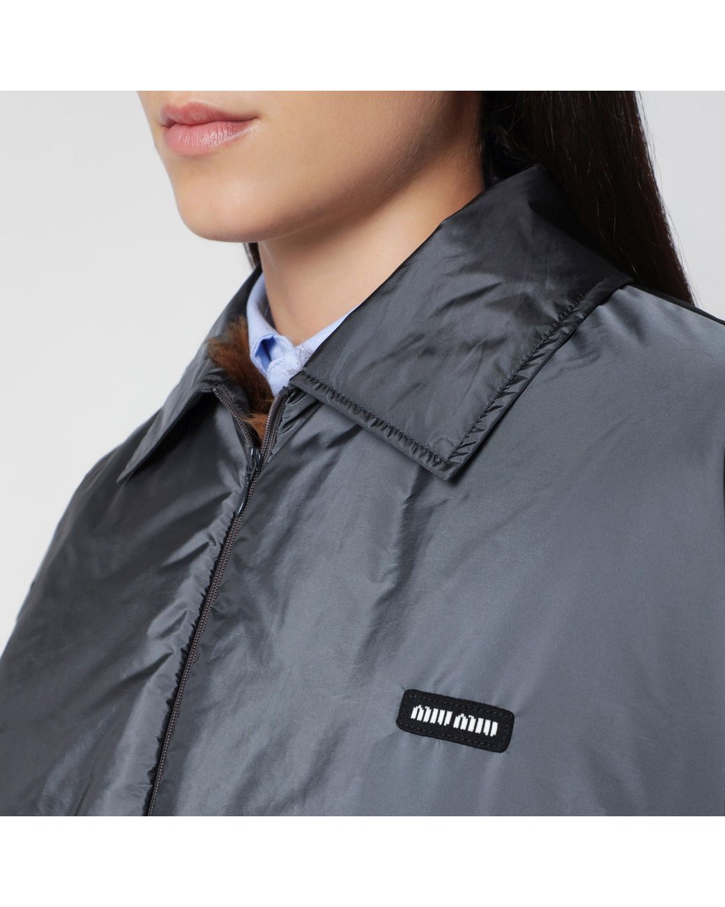 Miu Miu Black Ematite Blouson