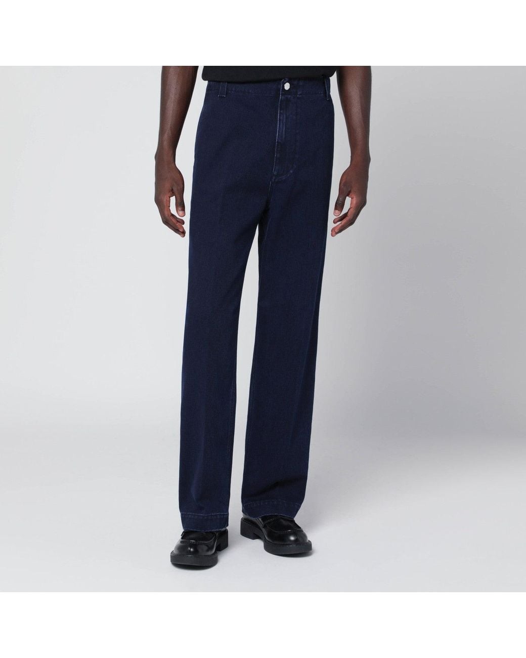 Gucci Blue Dark Washed Denim Trousers for men