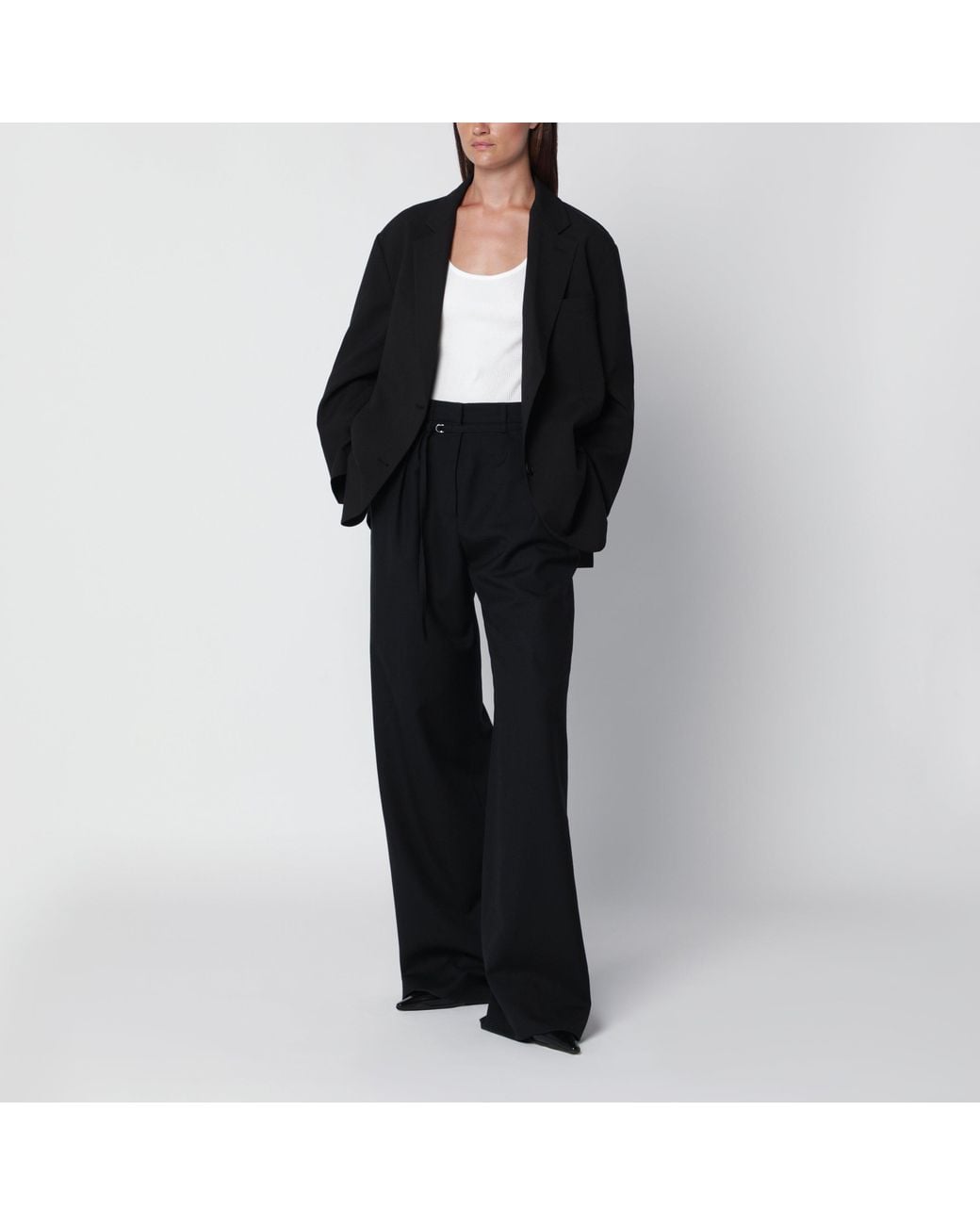 Frankie Shop Black Bea Single-Breasted Jacket
