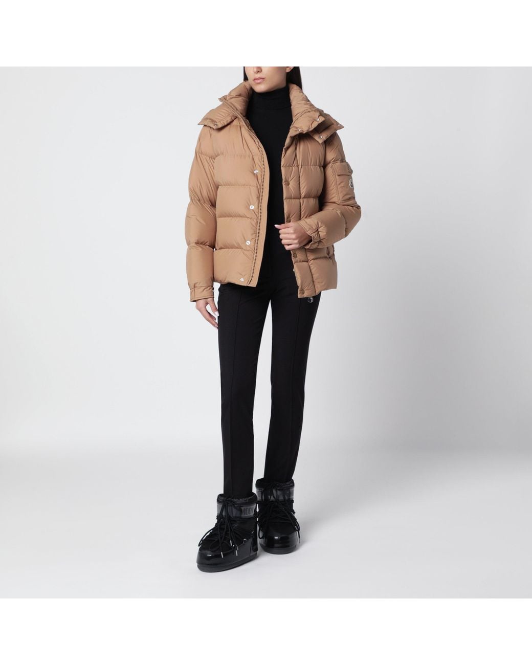 Moncler Natural Maya 70 Short Down Jacket