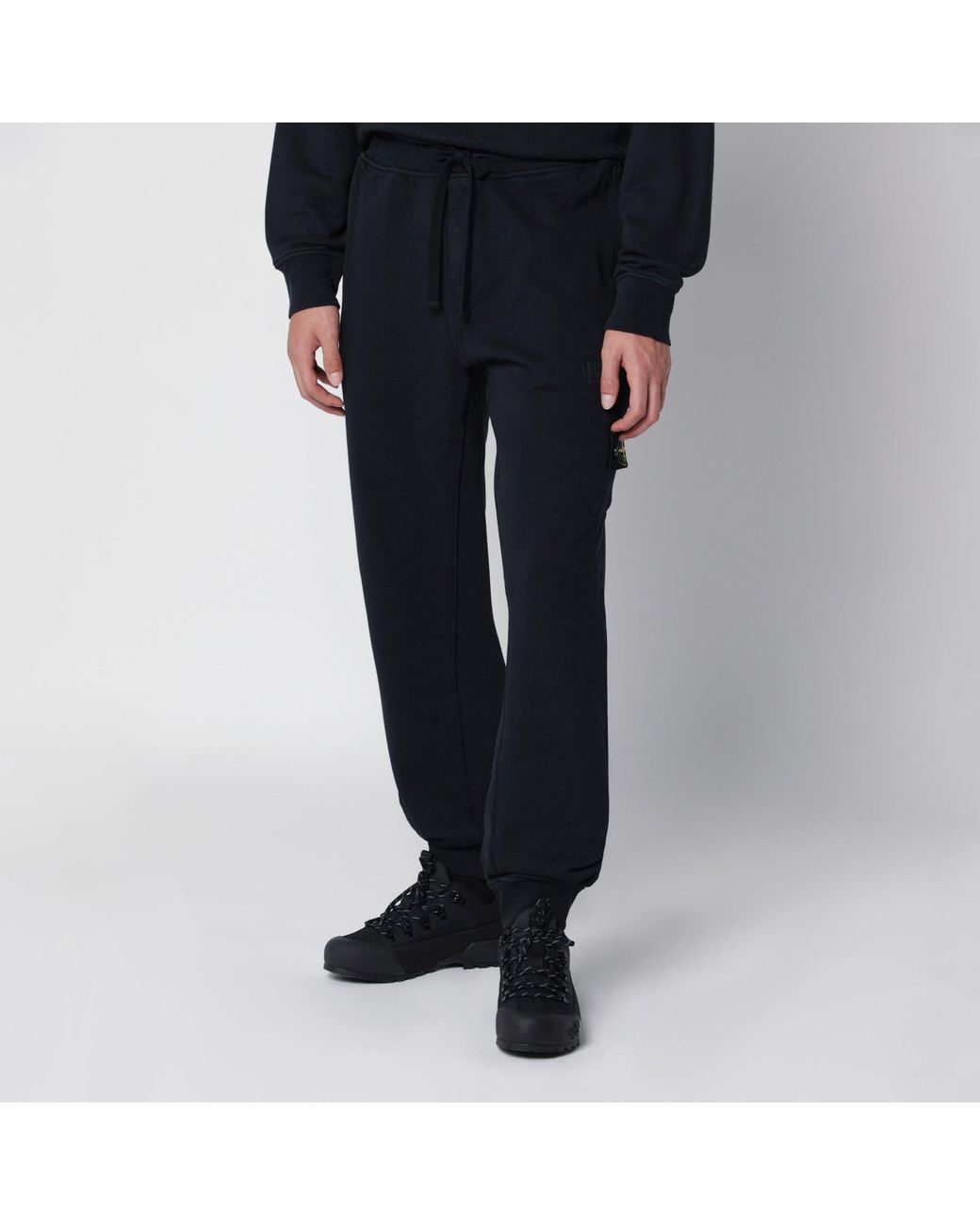 Stone Island Black Jogging Trousers for men