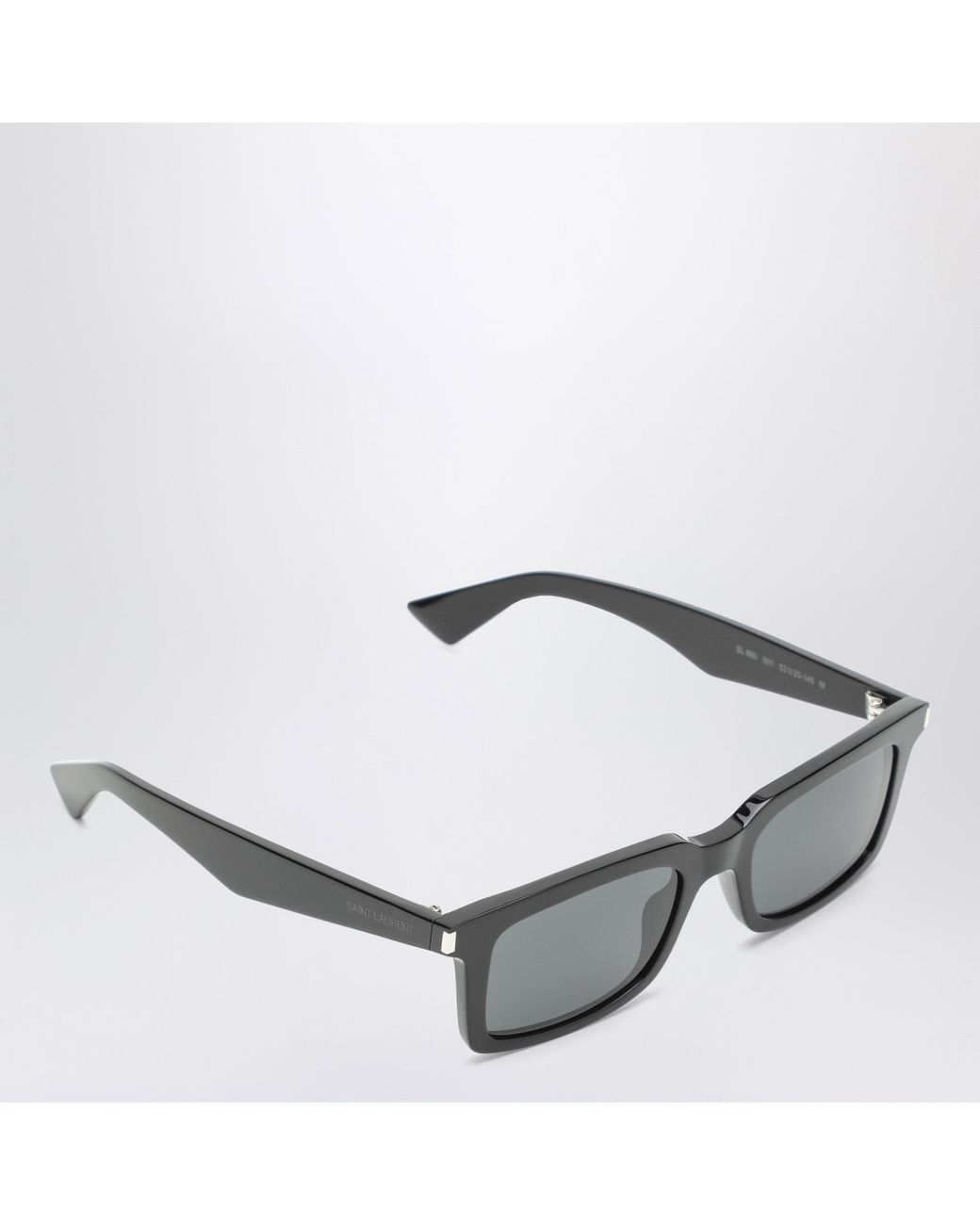 Saint Laurent Gray Rectangular Sunglasses for men