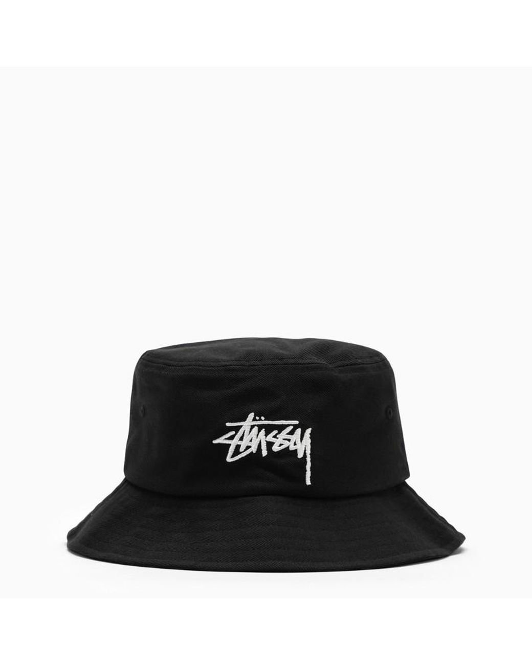 stussy hat black