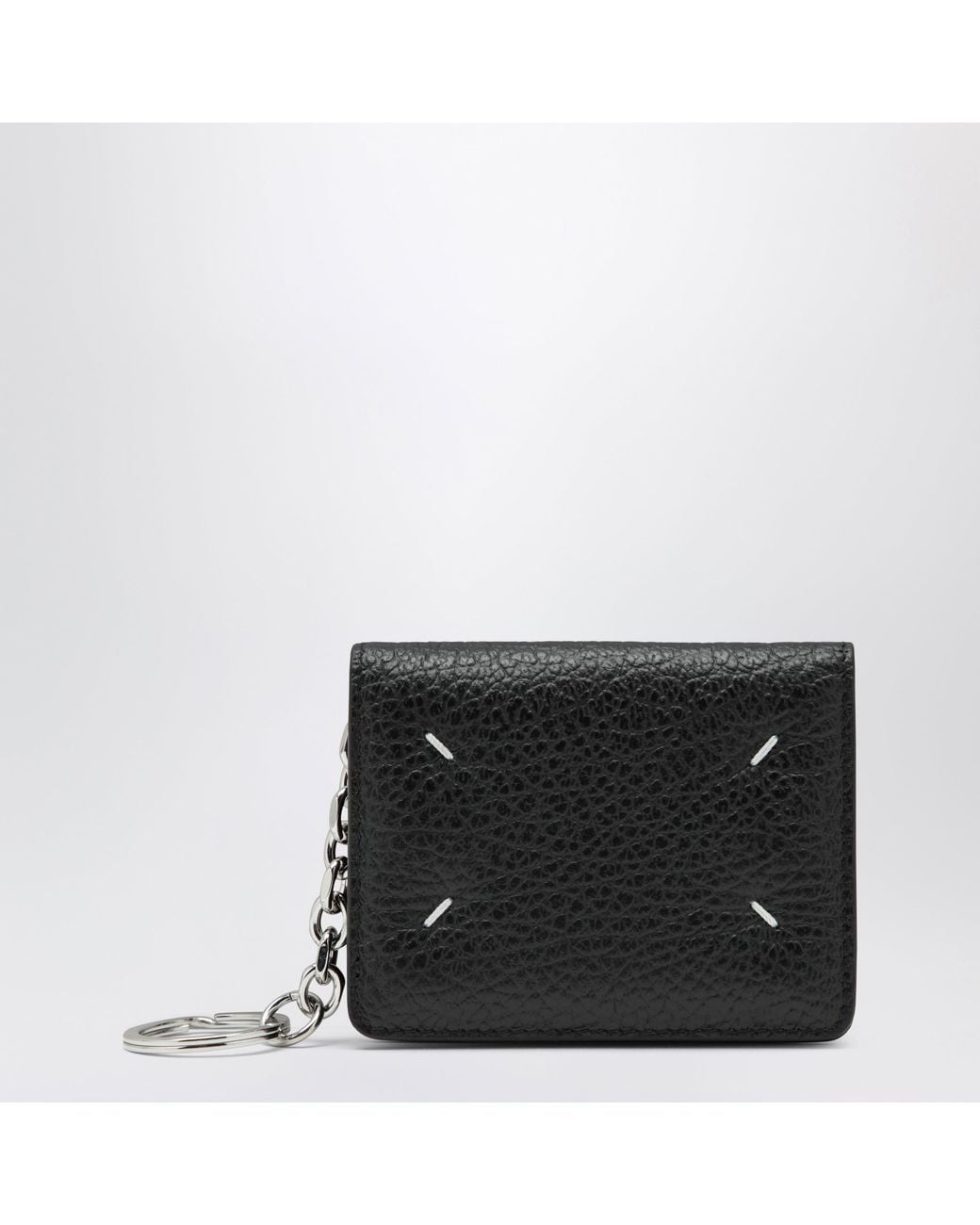 Maison Margiela Black Wallet With Key Holder for men
