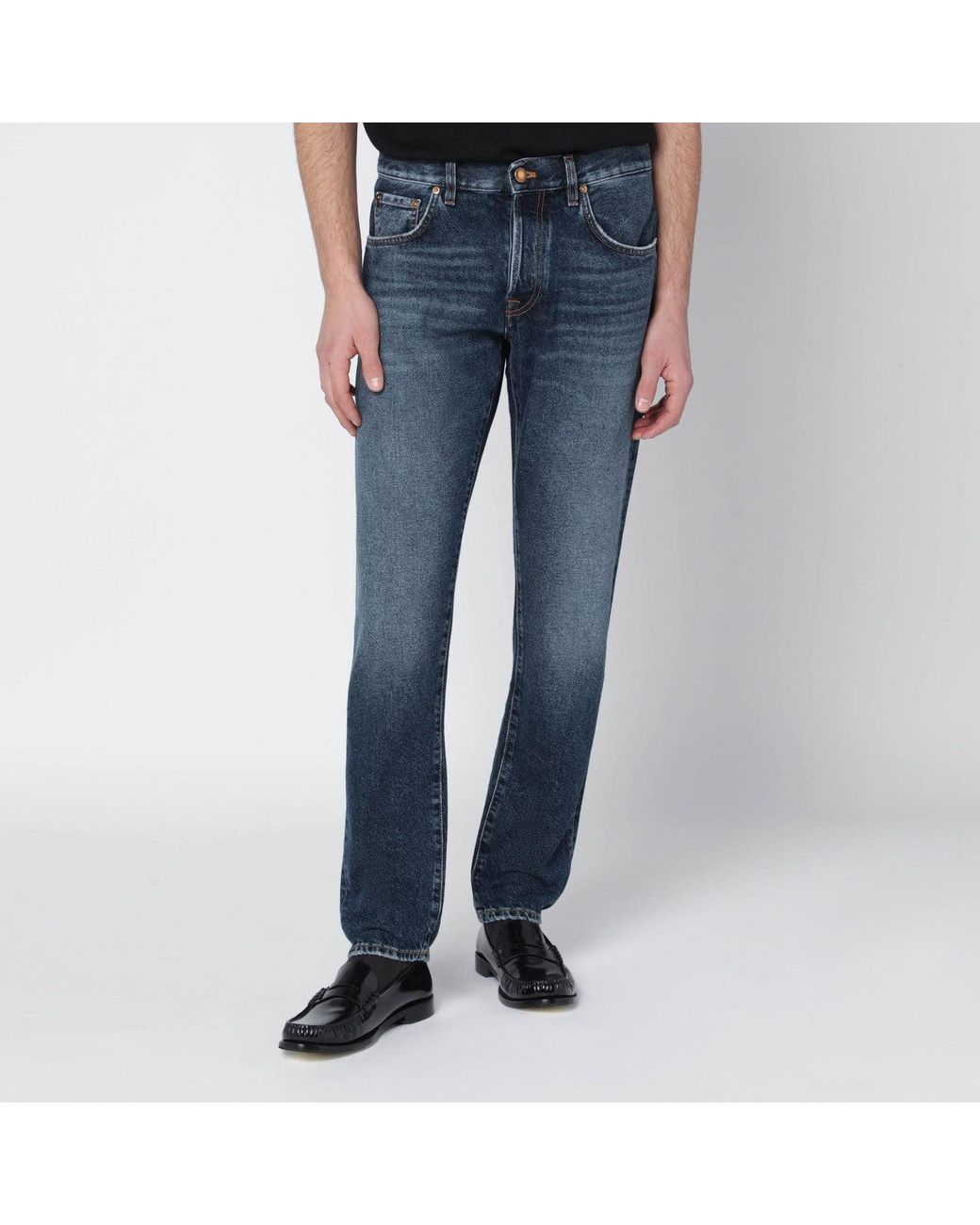 PT Torino Blue Washed Jeans for men