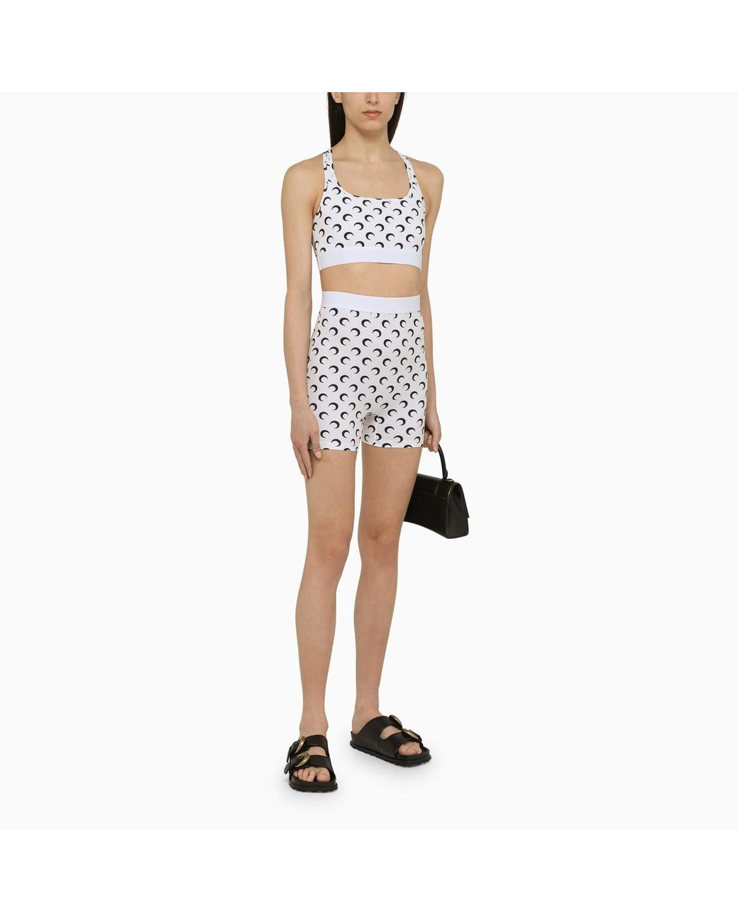 ショートパンツ MARINE SERRE White Cotton Shorts Marine Serre Shorts for Women | Online Sale up to 76% off | Lyst