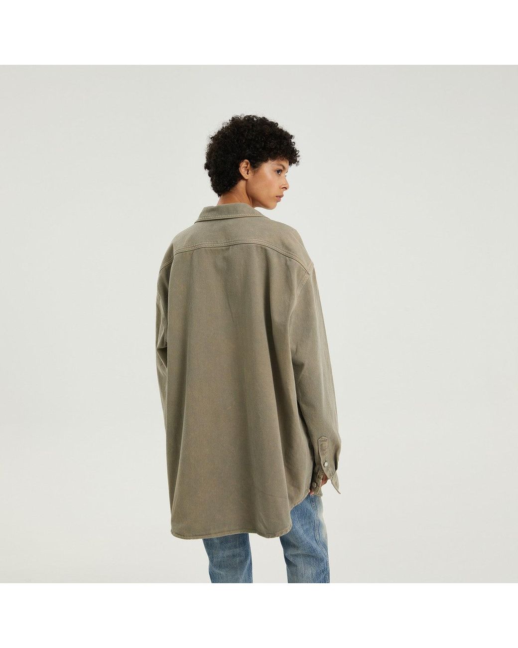 1989 STUDIO Green Light Denim Overshirt