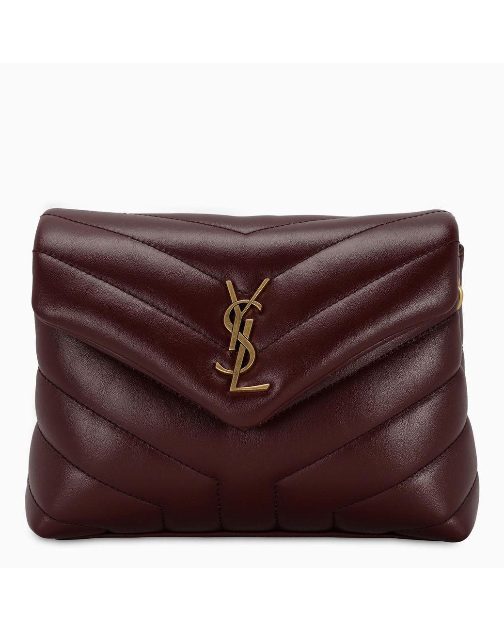 ysl toy loulou burgundy