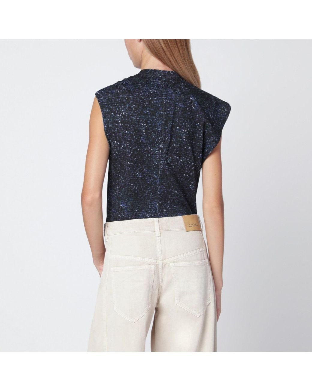 Isabel Marant Blue Top "Nayda"