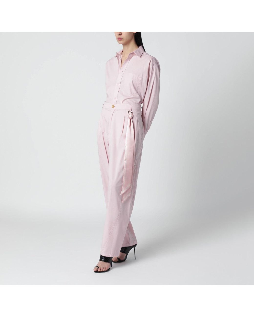 DARKPARK Pink Cotton Trousers