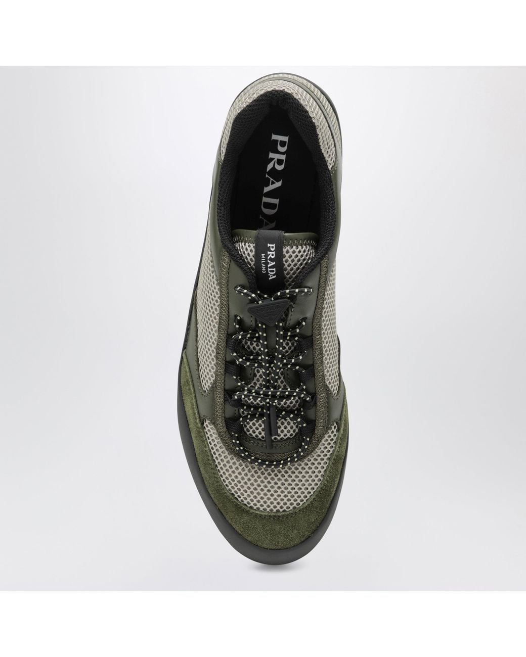 Prada Green Military Speedrock Sneakers