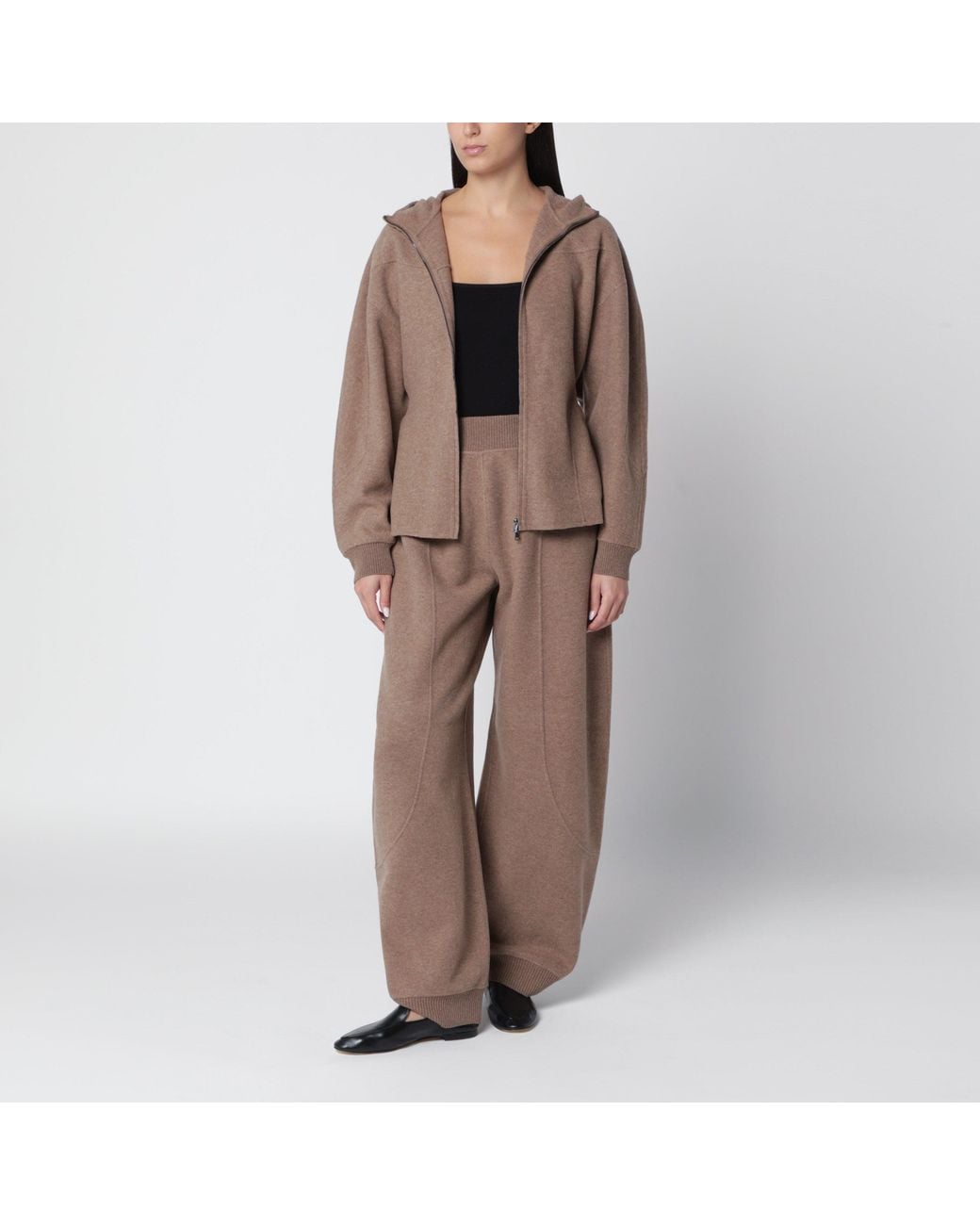 Max Mara Brown Jogger Trousers