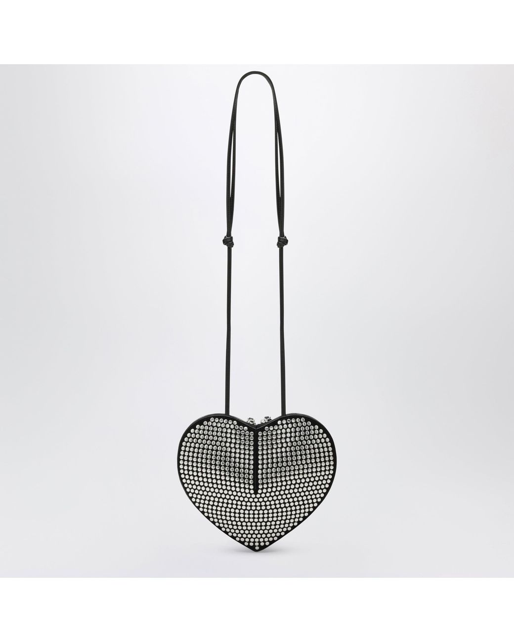 Alaïa Black Le Coeur Studded Suede Bag
