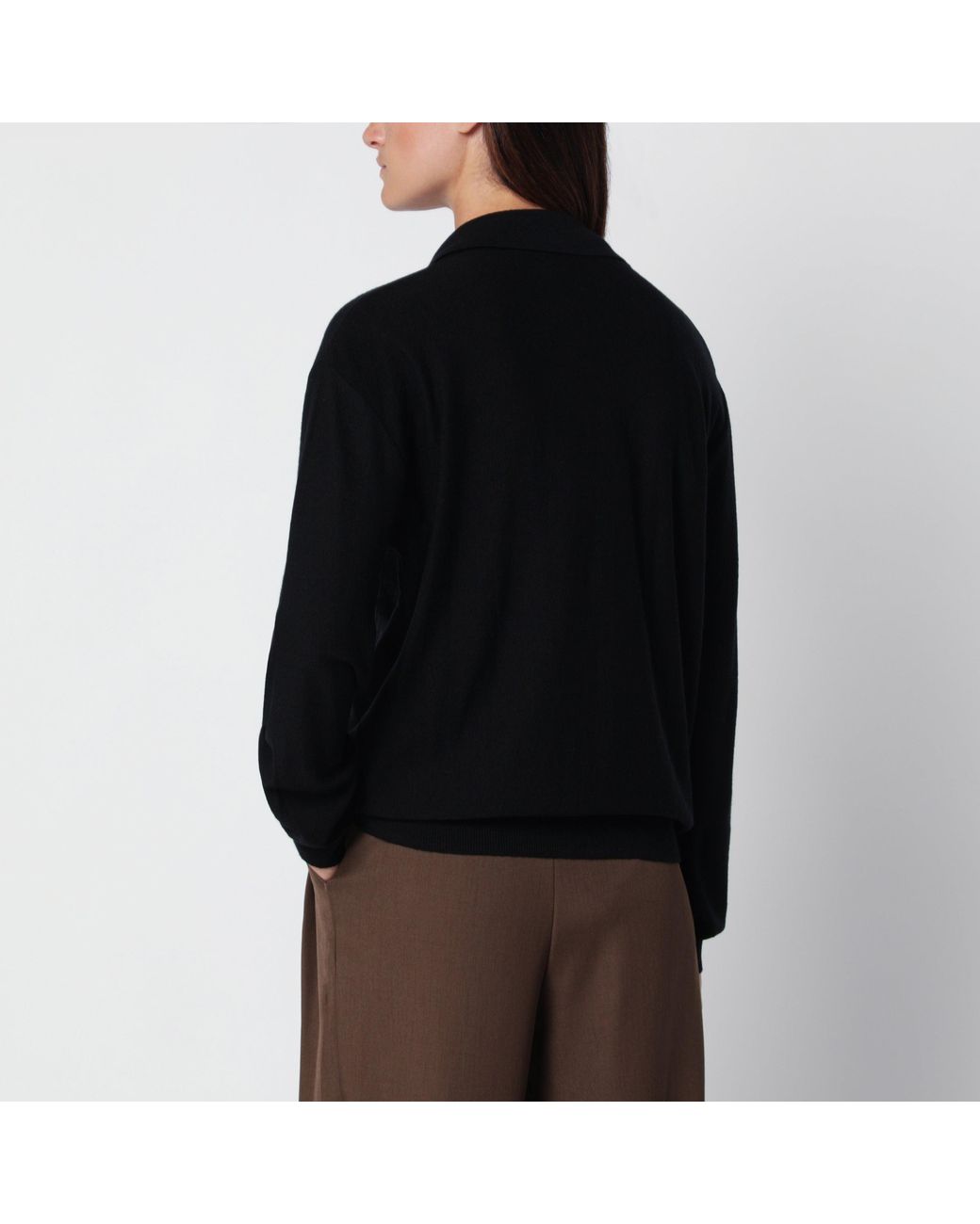 Source Unknown Black Fabbie Wool Cardigan