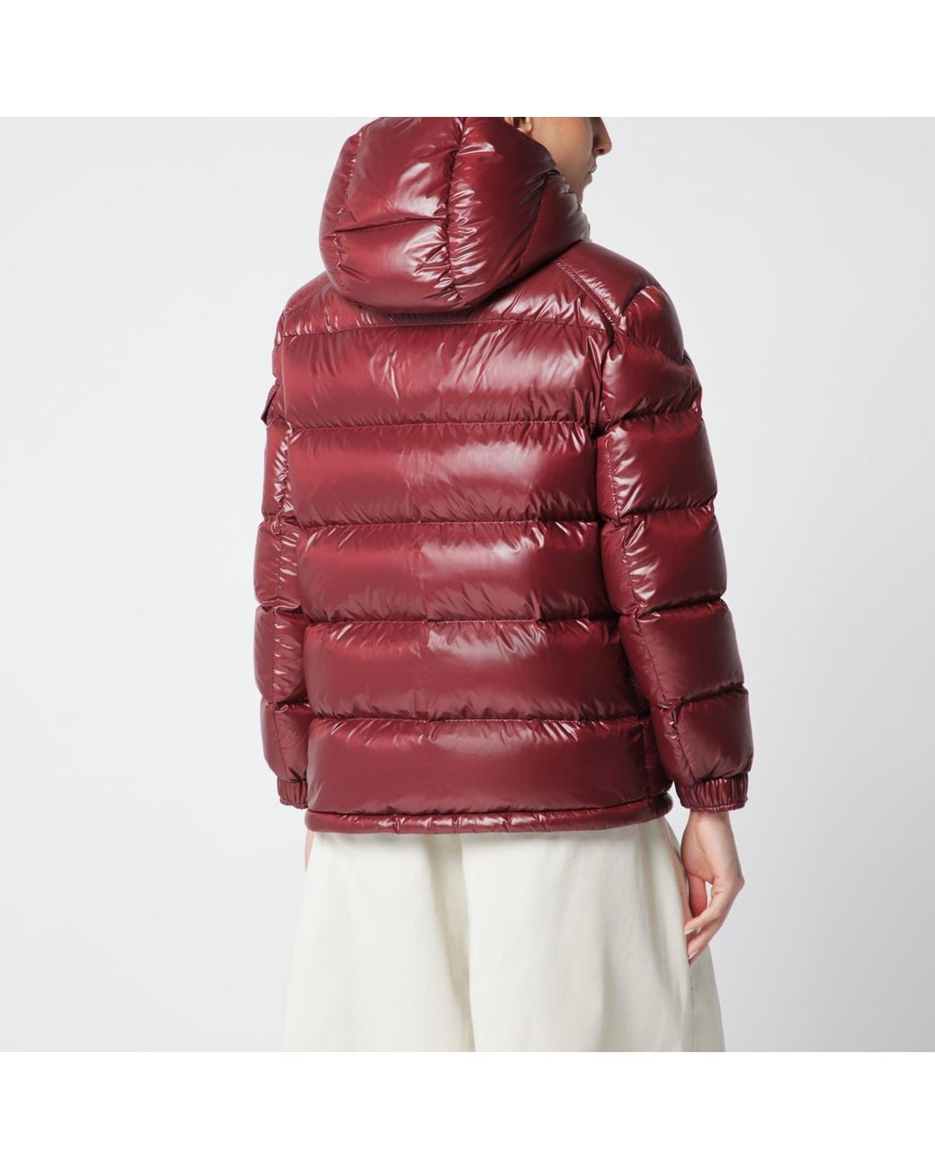 Moncler Red Dark Maire Down Jacket