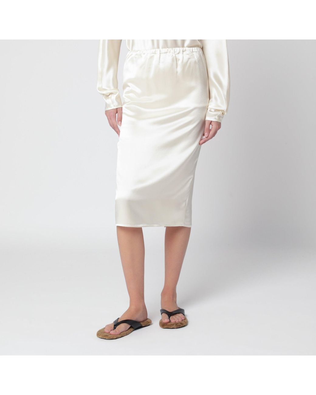 Almada Label White Vanilla Liu Skirt