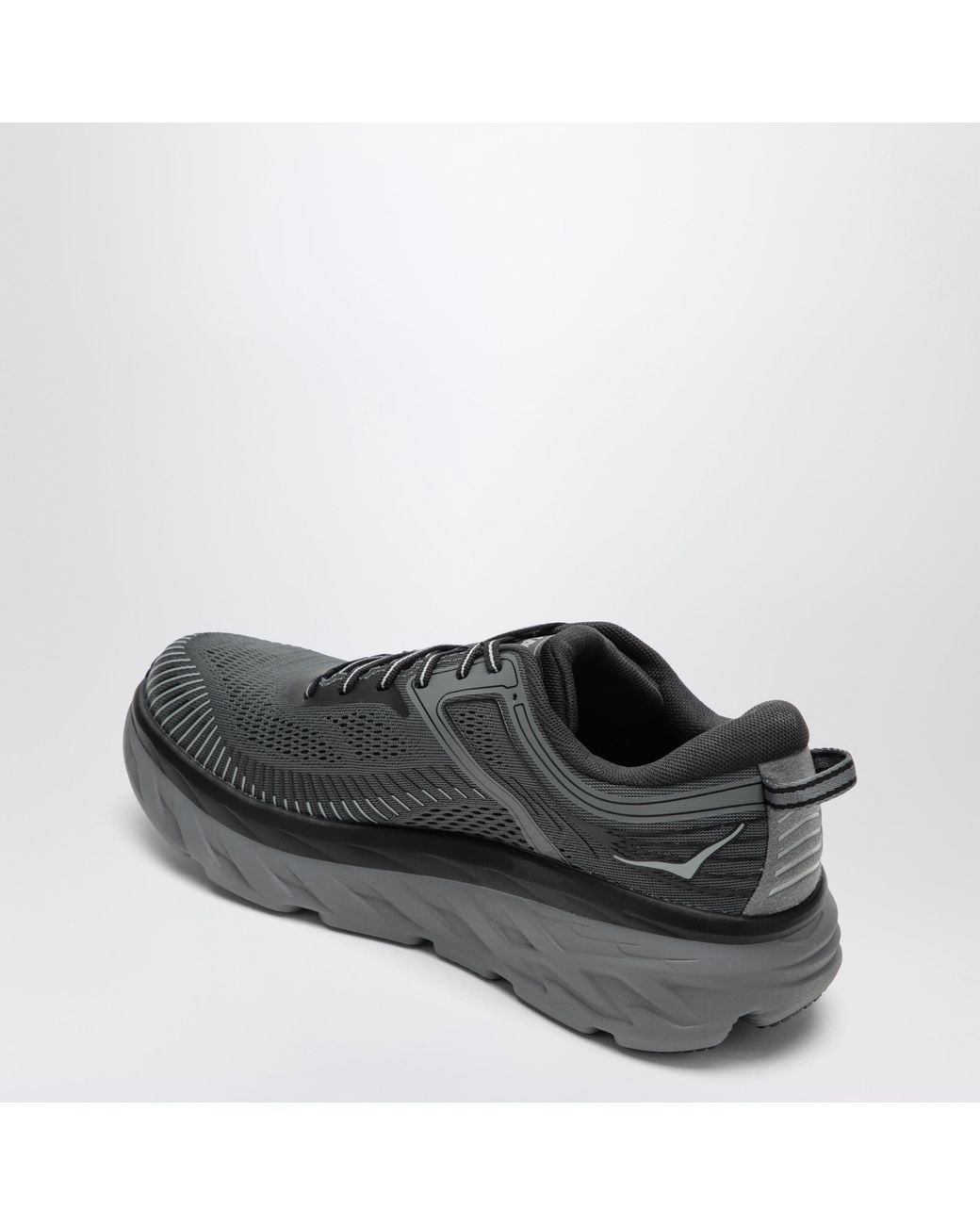 Hoka One One Black Bondi 7 Sneakers Outer Orbit Satellite for men
