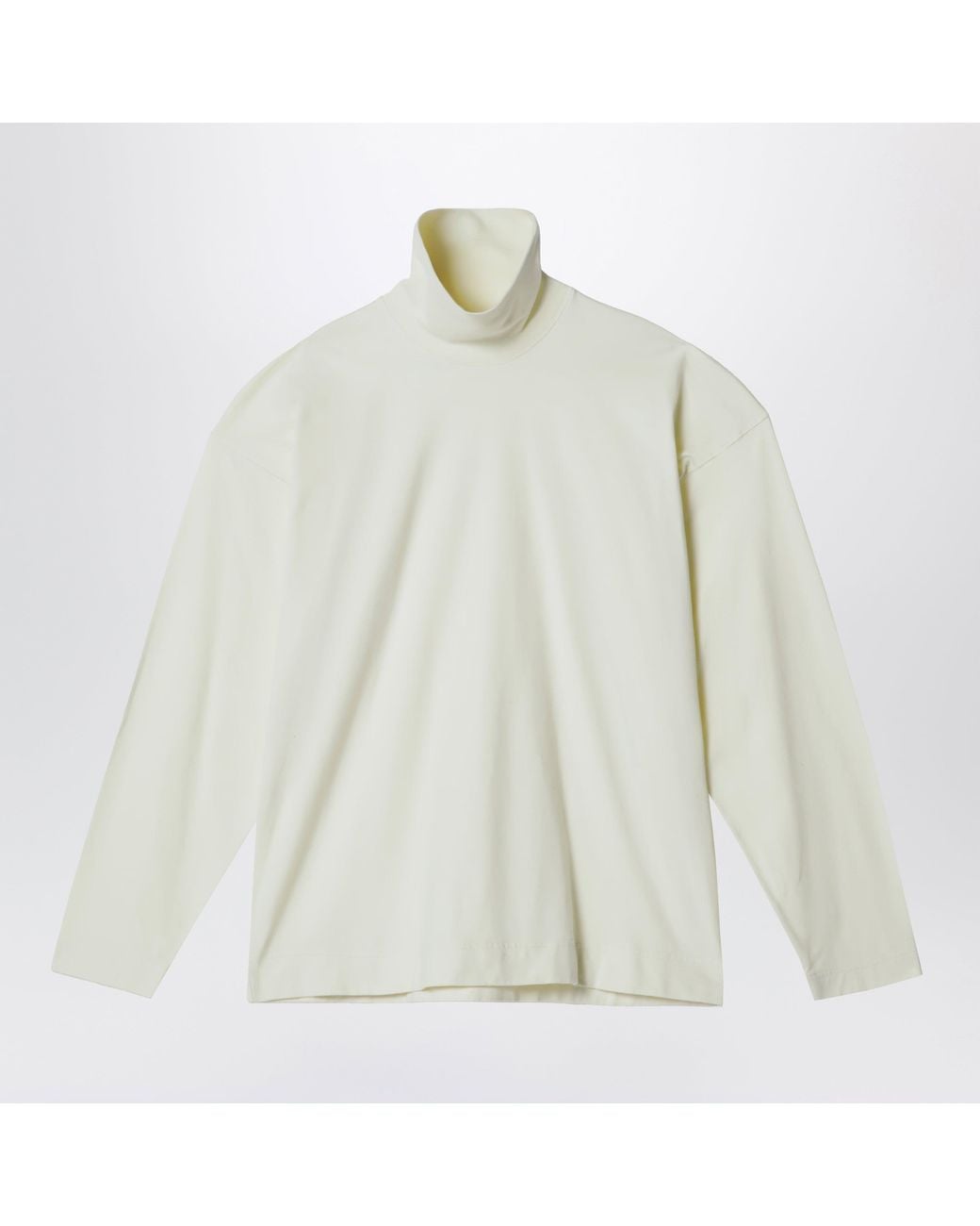 Phoebe Philo White Relaxed Long Sleeve Jersey