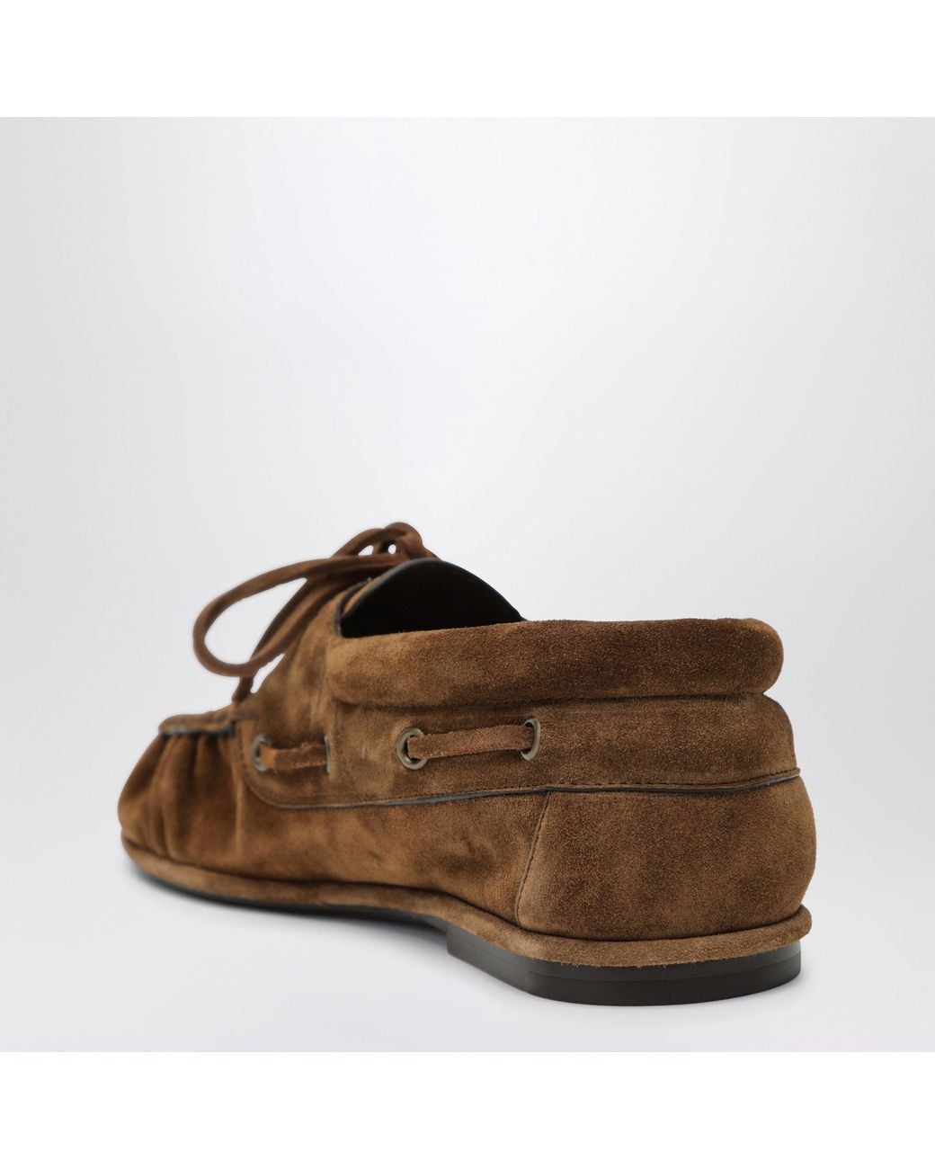 Saint Laurent Brown Le Loafer Lace-Up Loafers