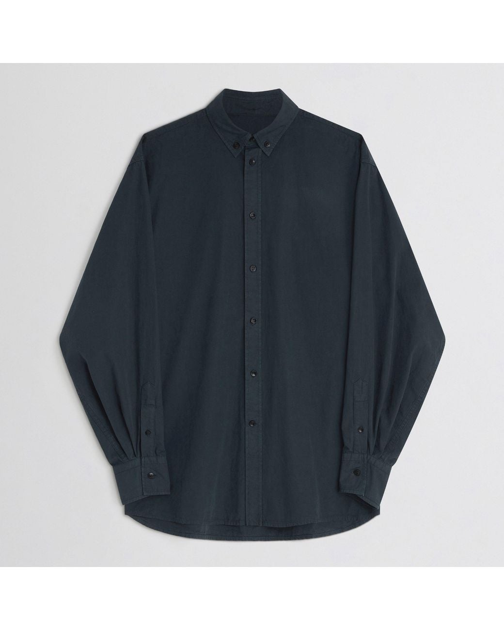 Phoebe Philo Blue Button-Down Collar Shirt