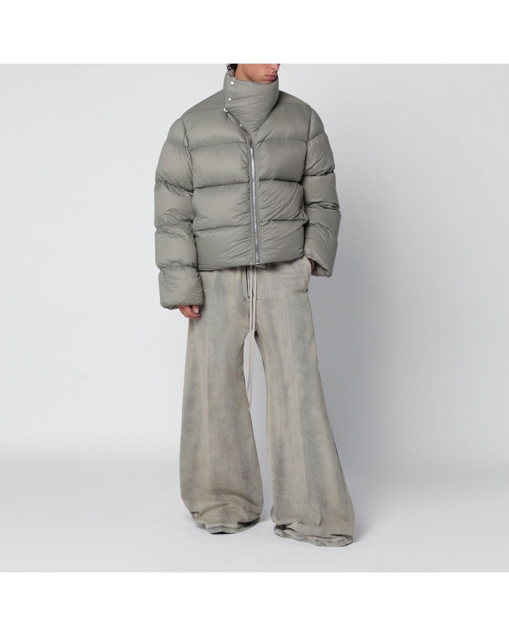 Rick Owens Gray Turtle Jacket for men