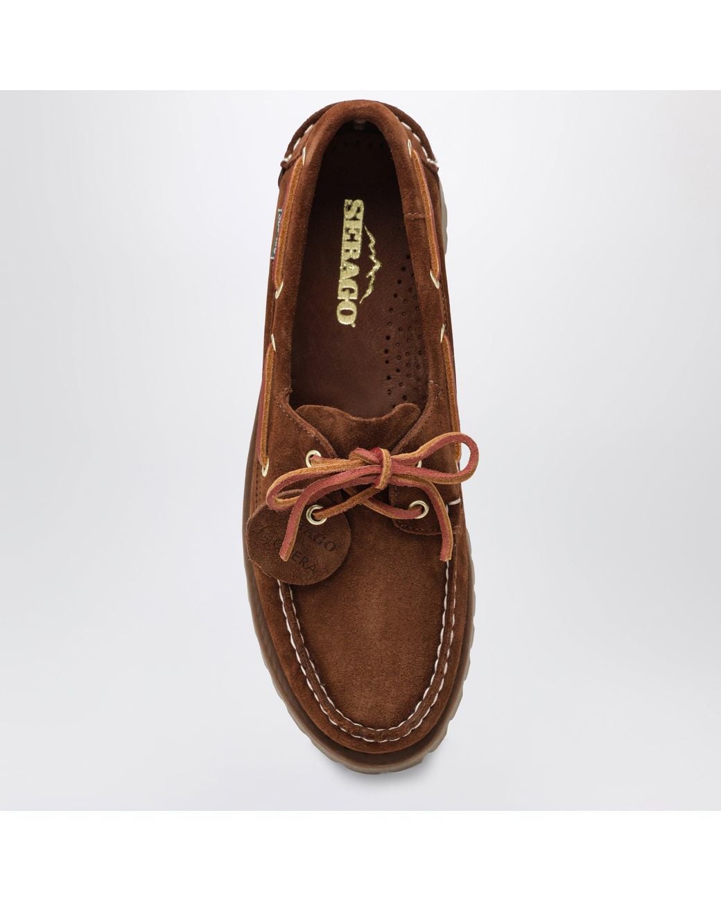 Sebago Brown Ranger Artisan Ox Suede Loafers for men