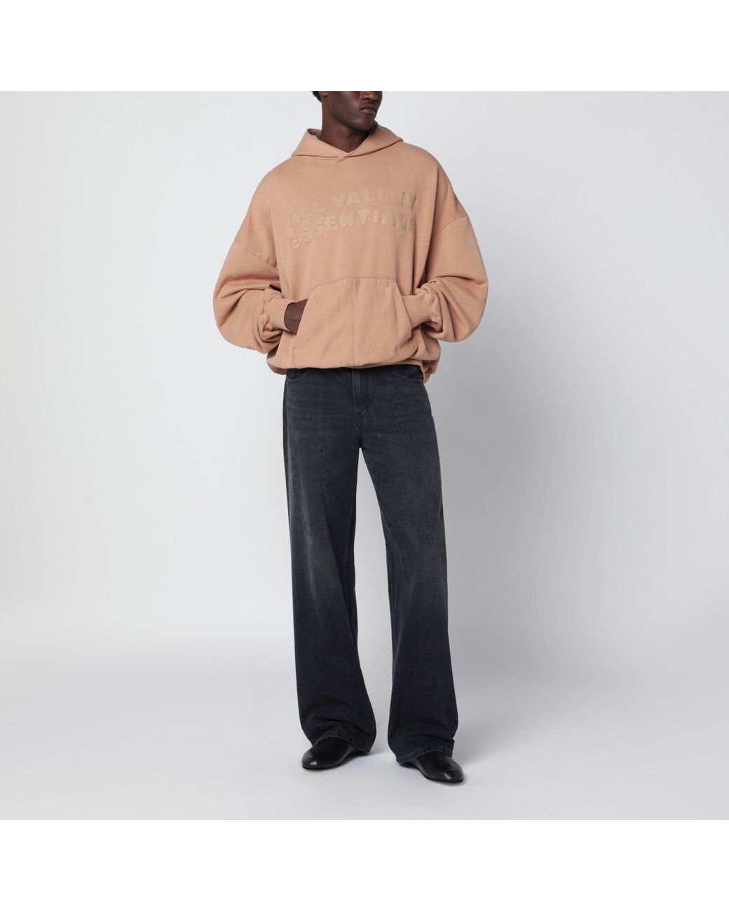Fear Of God Orange Ginger 90's Cotton Hoodie for men