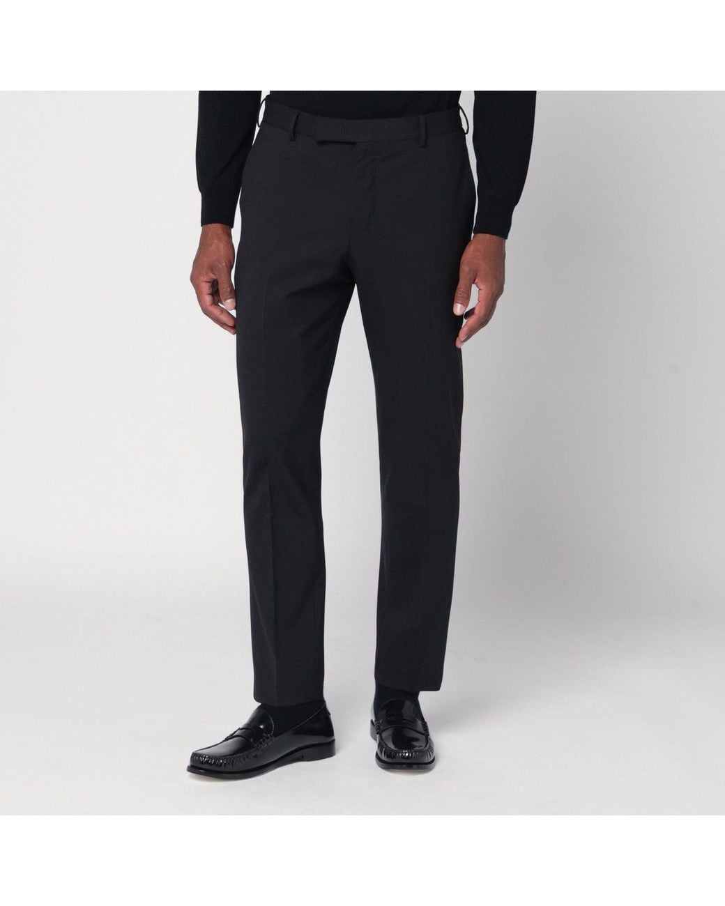 PT Torino Black Dieci Trousers for men