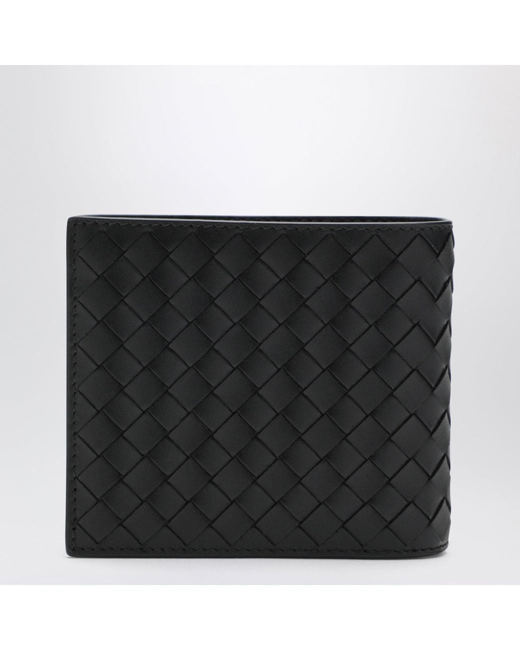Bottega Veneta Black Intrecciato Wallet for men