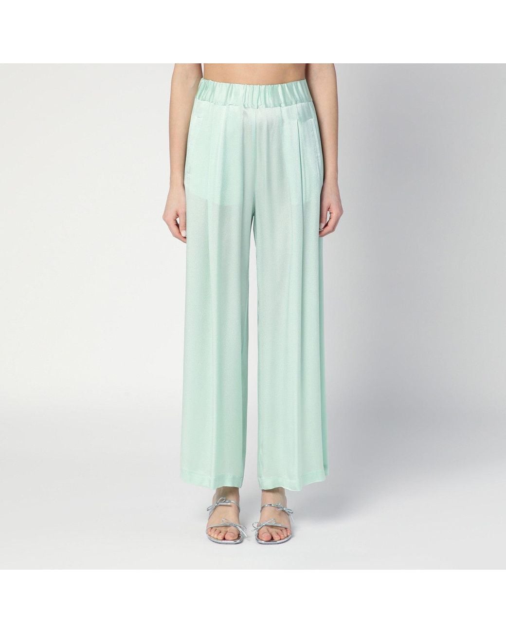 Semicouture Blue Johnny Trousers