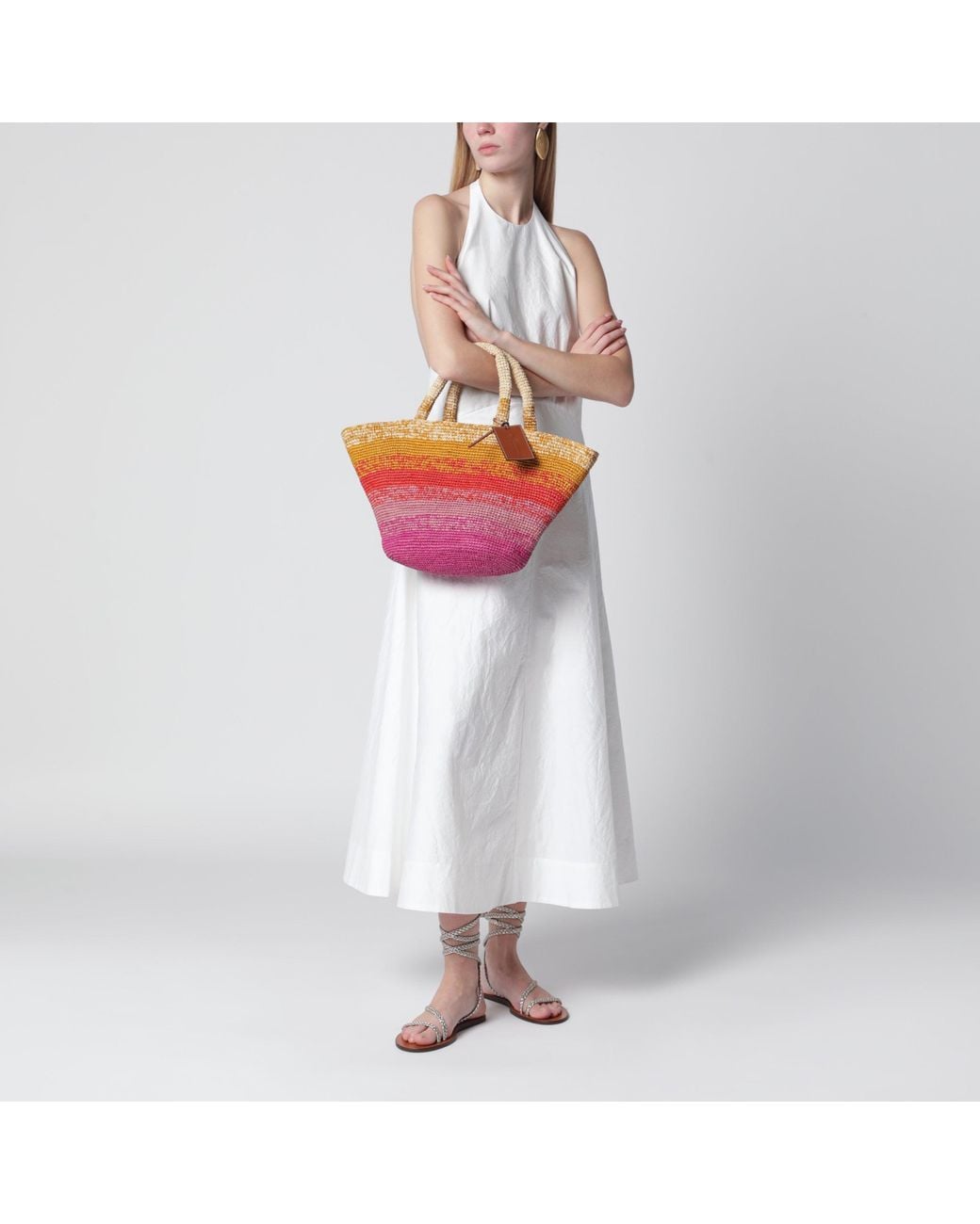 Manebí Multicolor Sunset Glow Panier Bag