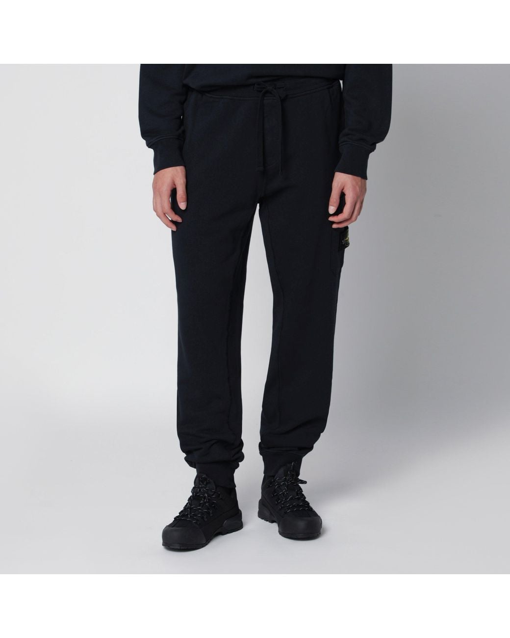 Stone Island Black Jogging Trousers for men