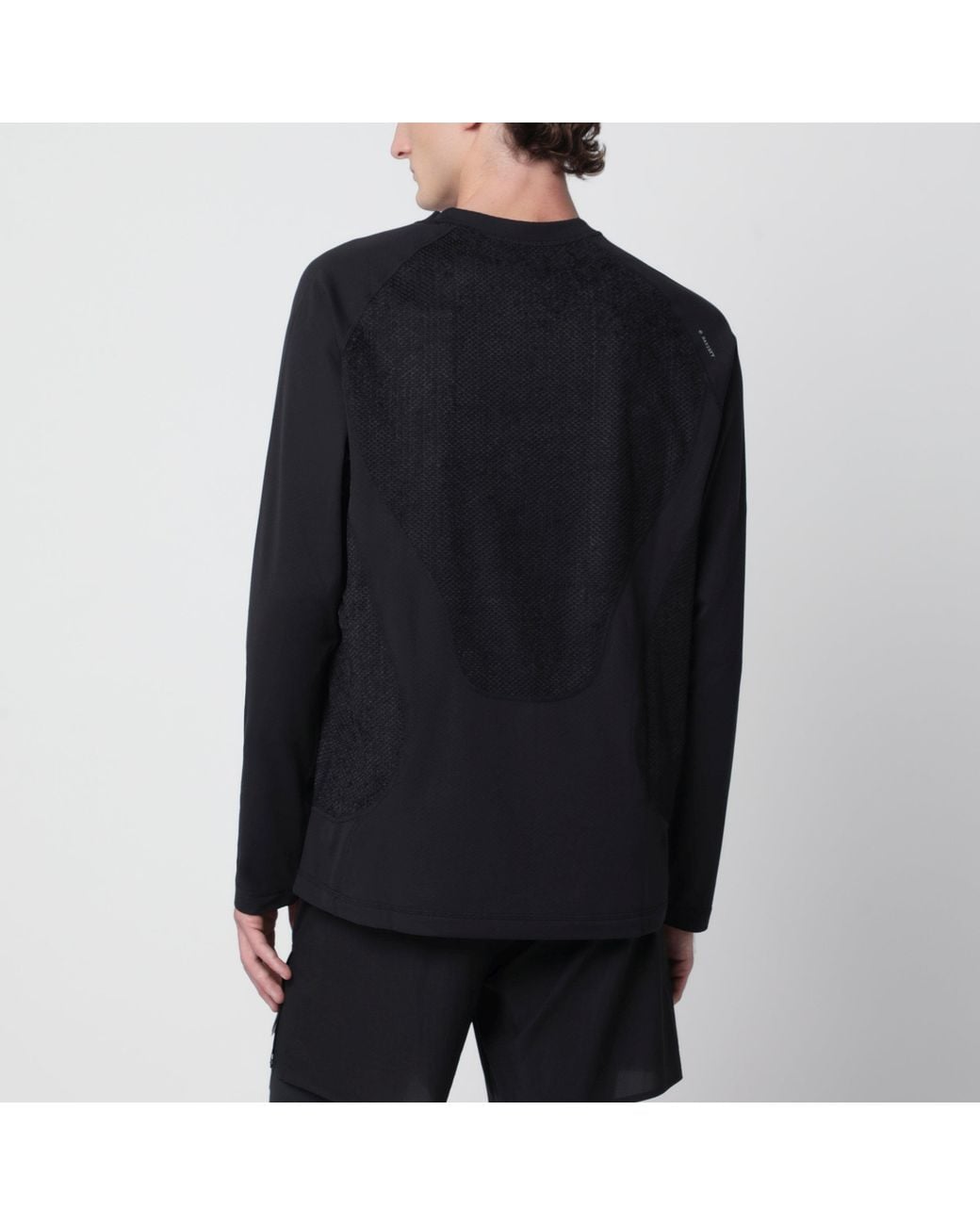 Satisfy Black Fuzzfleece Octa Long-Sleeve T-Shirt for men
