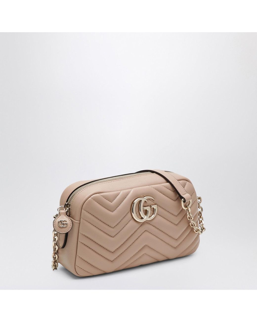 Gucci Brown Gg Marmont Small Camera Bag