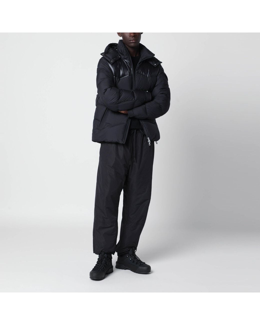 Moncler Blue Ravelis Short Down Jacket for men