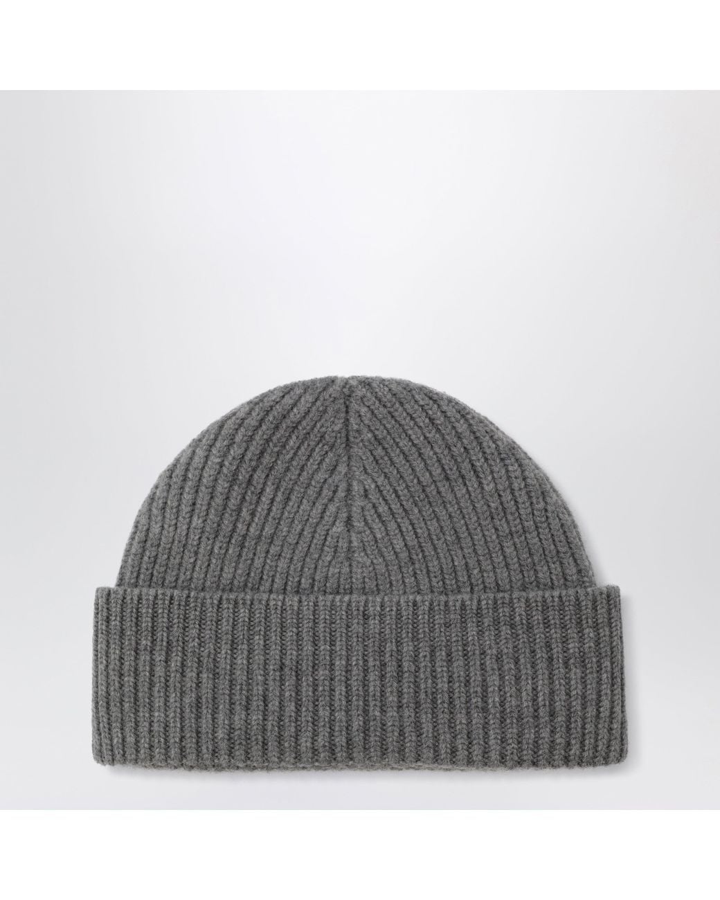 AMI Gray Ami De Coeur Beanie for men