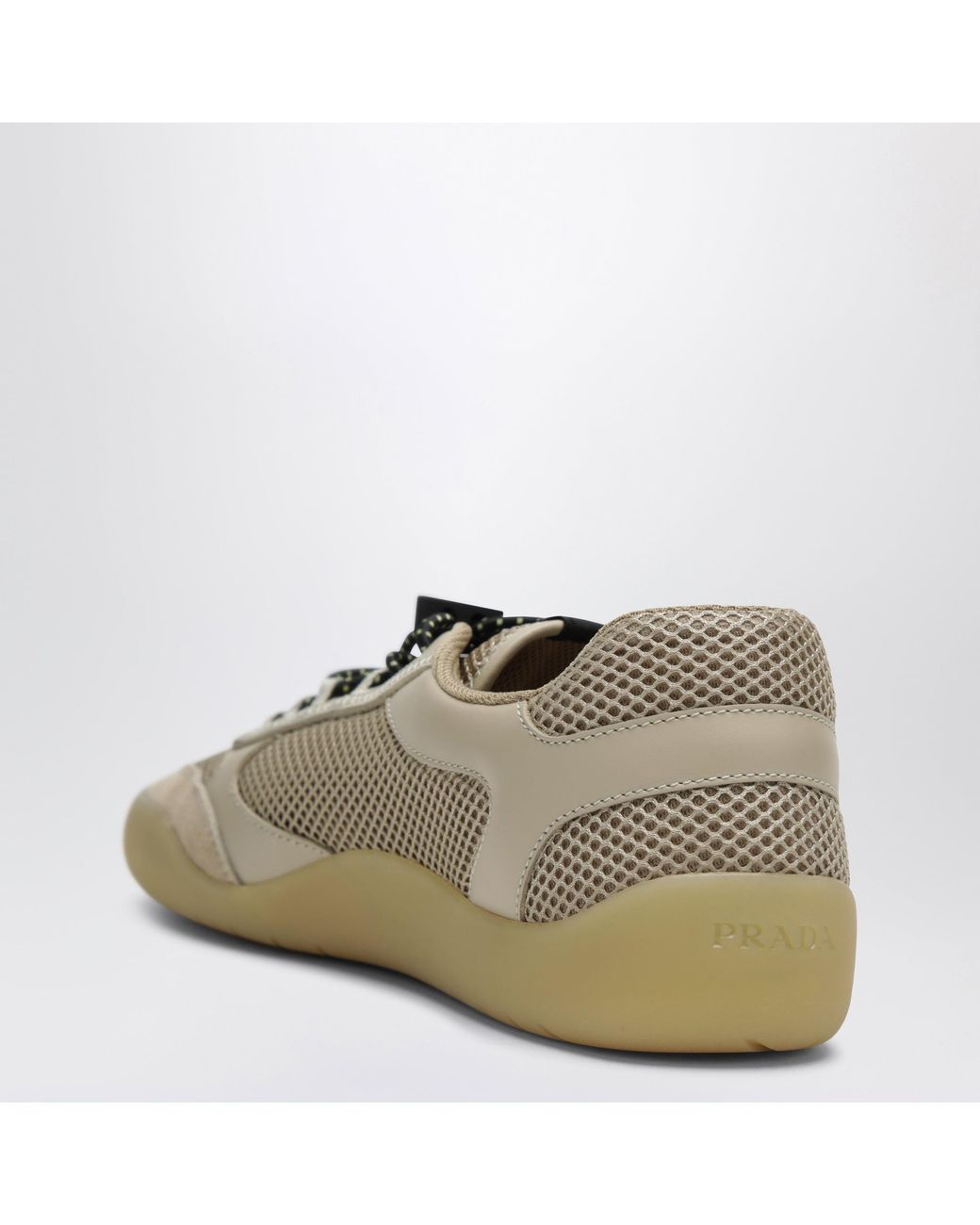 Prada Natural Desert-Coloured Speedrock Trainers