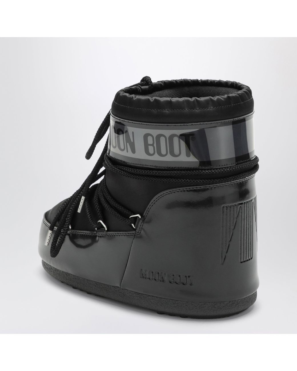 Moon Boot Black Icon Low Glance Boots