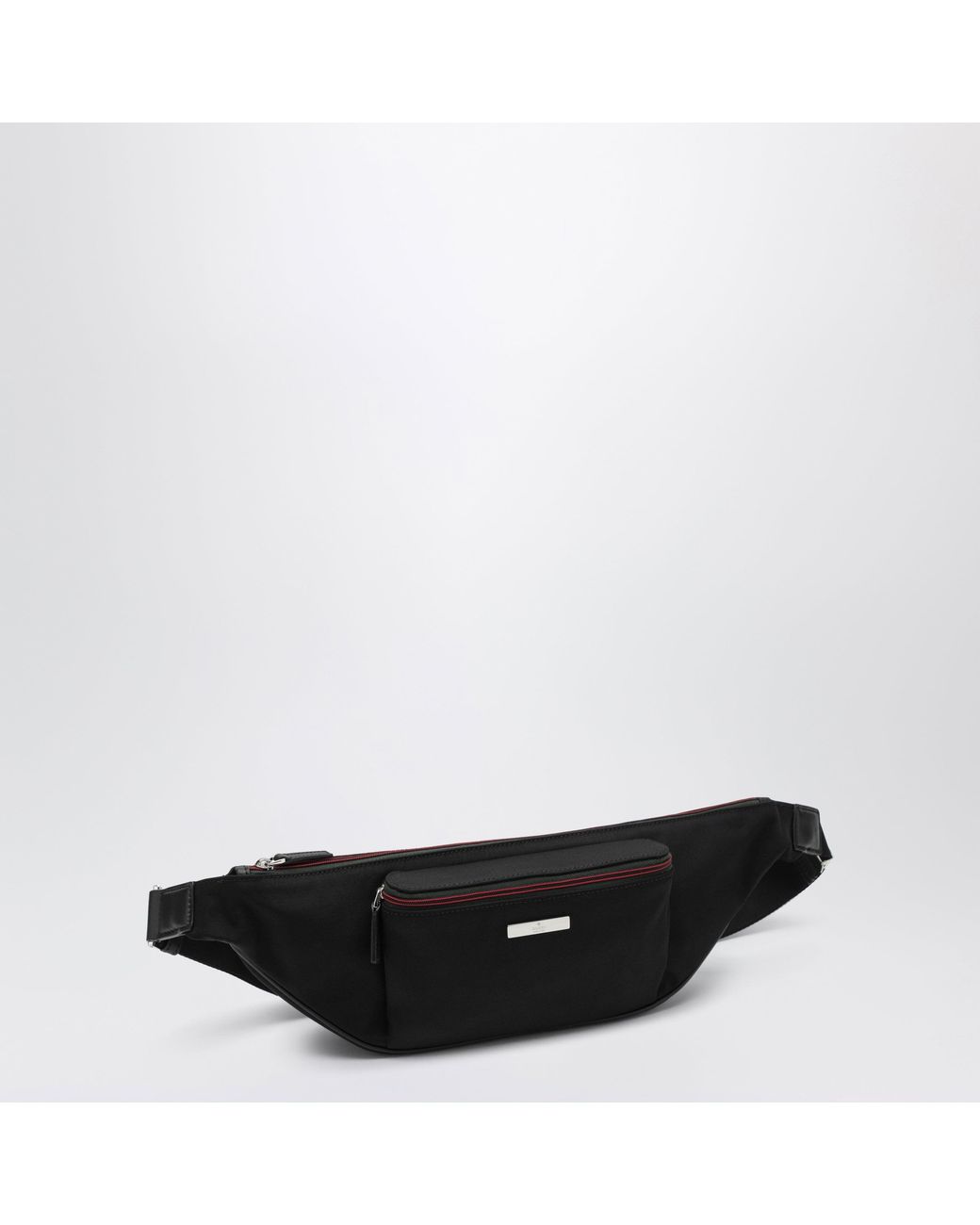 Gucci Black Flatpack Gg Fabric Belt Bag for men
