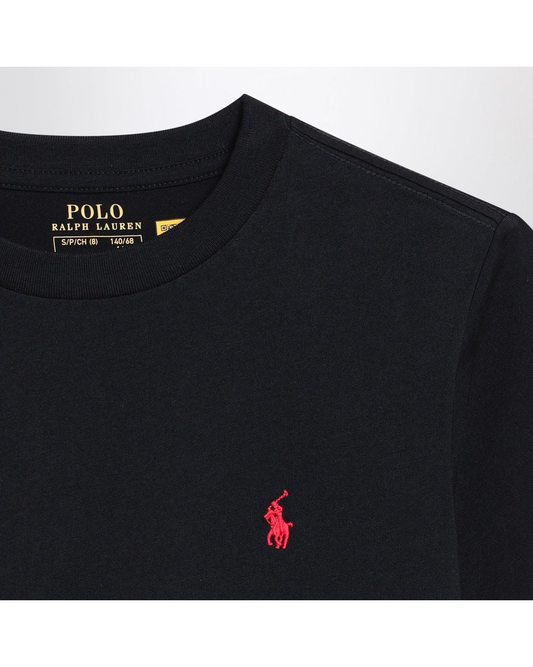 Polo Ralph Lauren Black Cotton T-Shirt