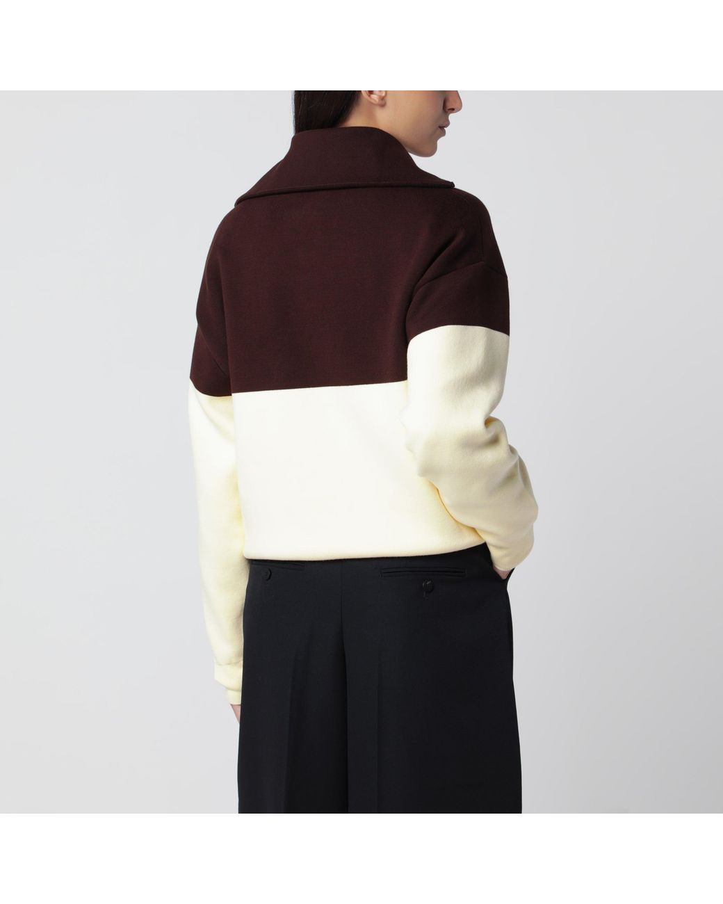 Loewe Black Two-Tone And Cotton Sweatshirt
