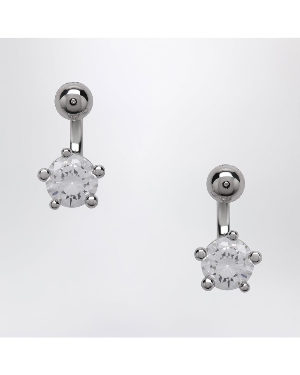 Panconesi Metallic Constellation Earring With Zirconia