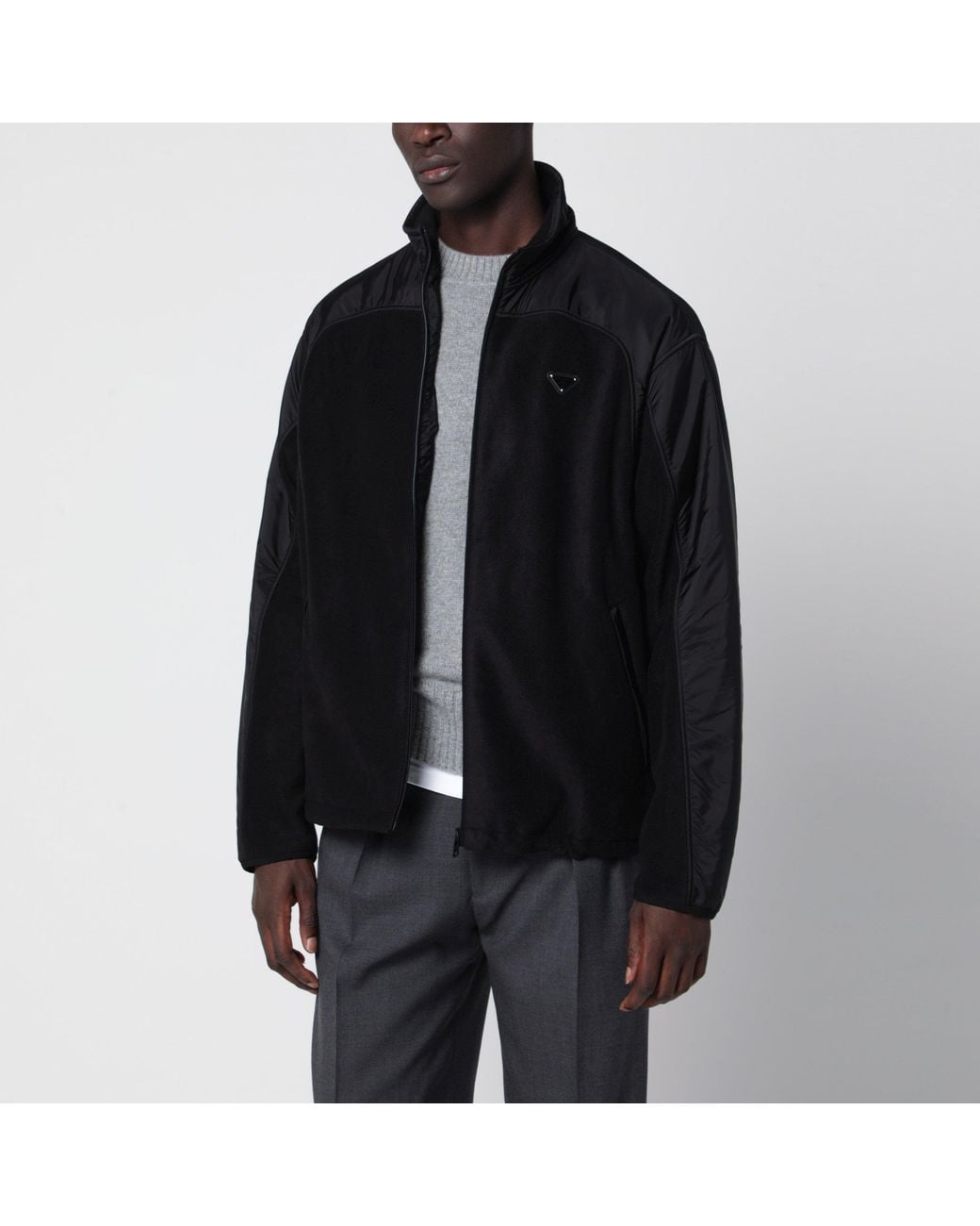 Prada Black Fleece Blouson for men