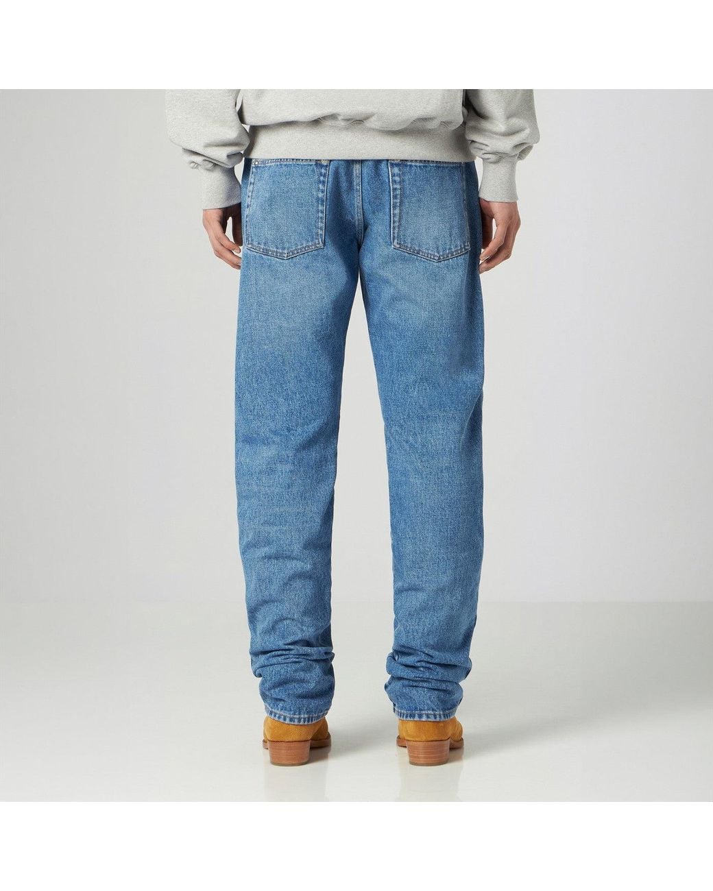 1989 STUDIO Blue Regular Denim Pants for men