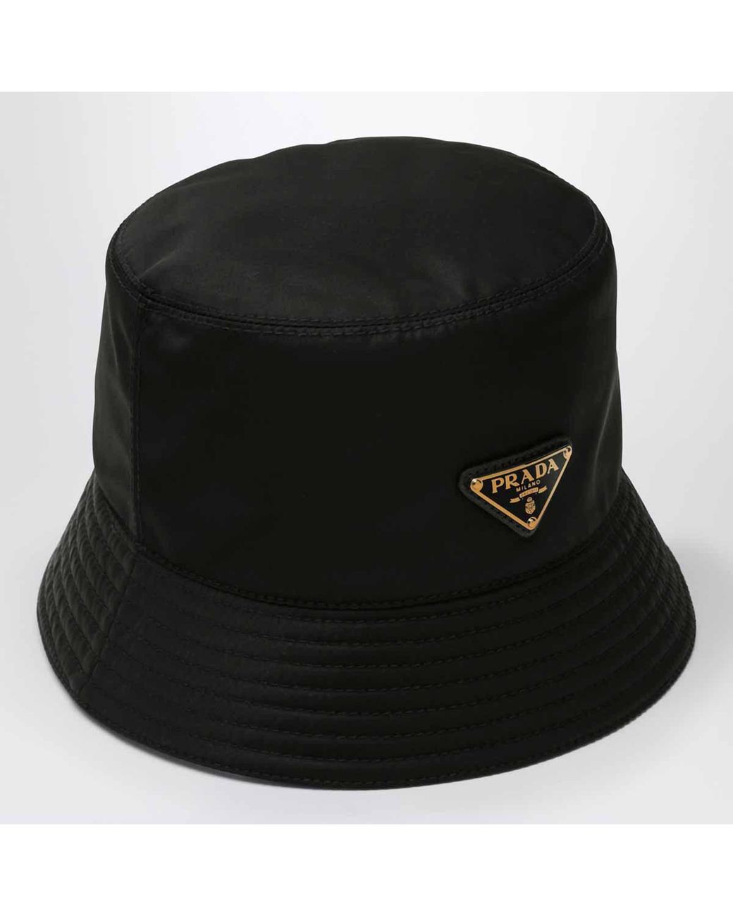 Prada Black Re-Nylon Fisherman's Hat