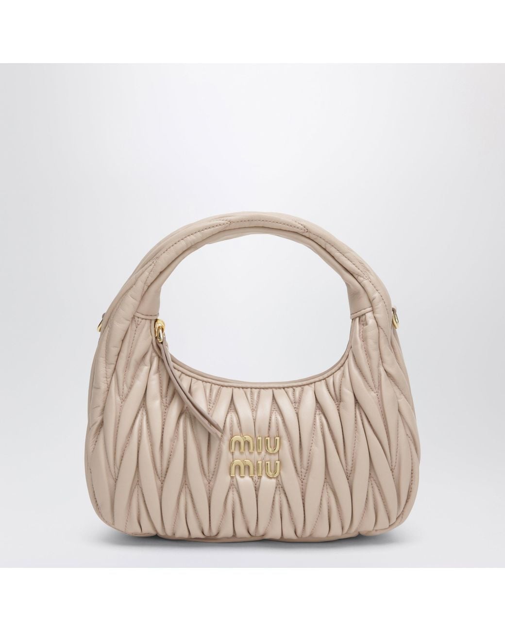 Miu Miu Pink Small Miu Wander Bag