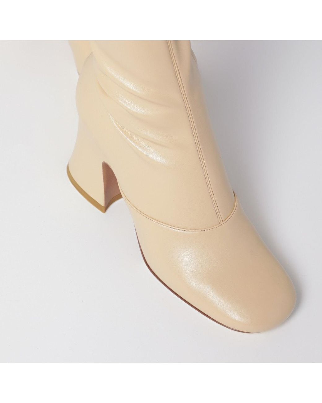 Chloé Natural Heeled Boots