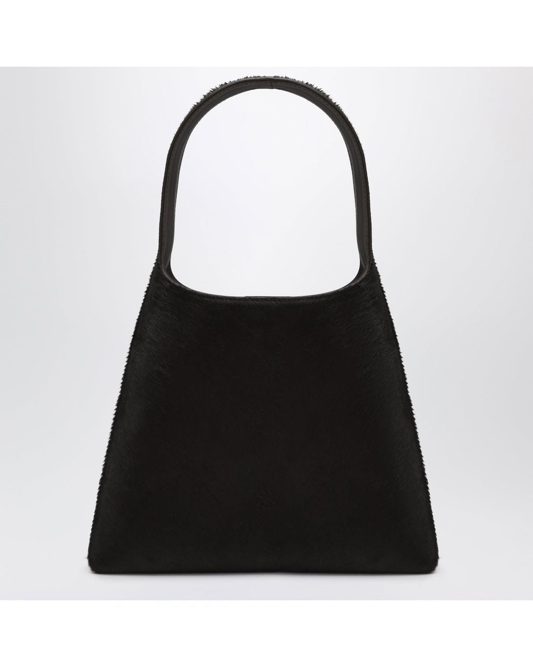 Alaïa Black Chocolate Leather Mini Hobo Bag