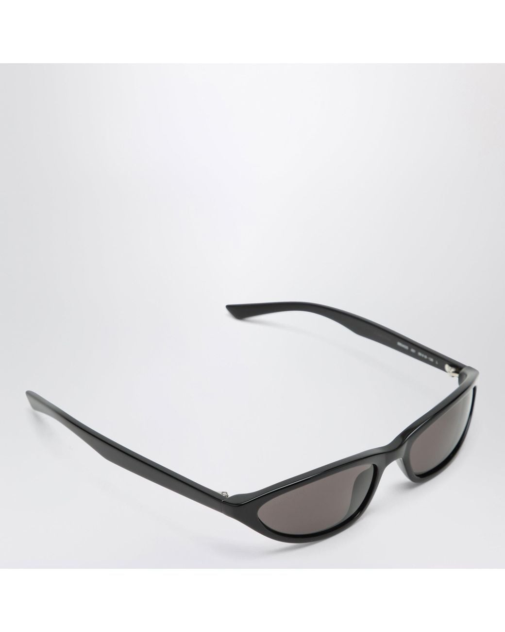 Balenciaga Gray Neo Oval 2.0 Acetate Sunglasses